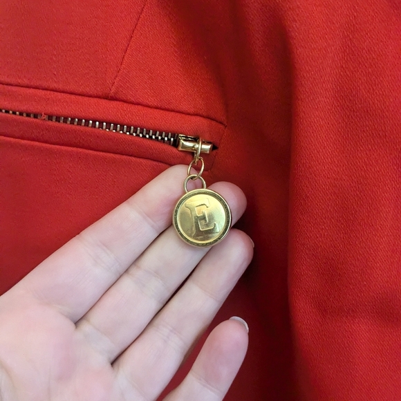 Vintage Escada Vibrant Red Pencil Skirt - Picture 3 of 4